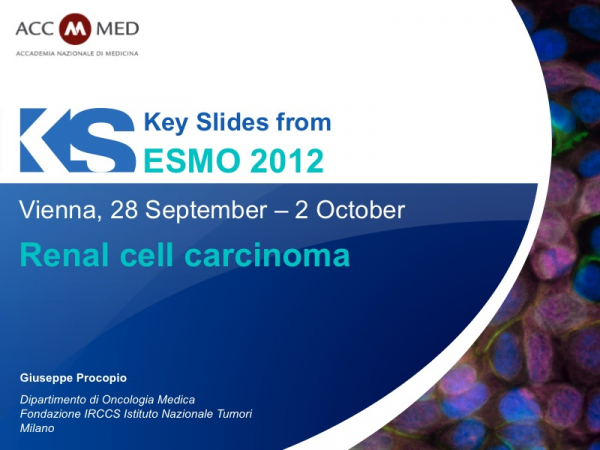ESMO 2012 - Renal cell carcinoma