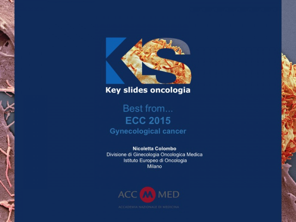 ECC 2015 - Gynecological cancer