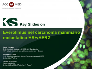 Everolimus nel carcinoma mammario metastatico HR+/HER2-