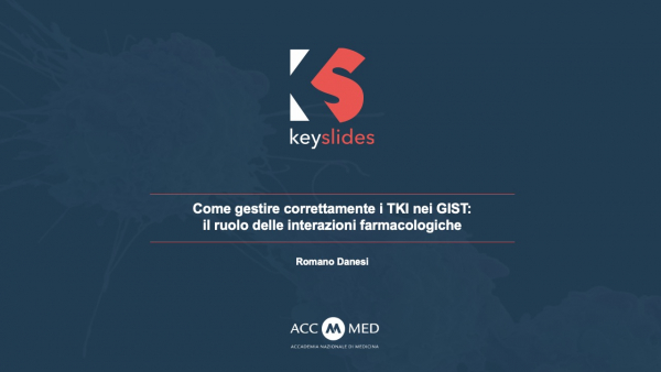 Come gestire correttamente i TKI nei GIST: il ruolo delle interazioni farmacologiche