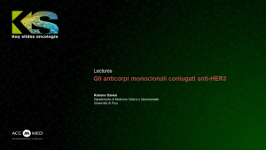 Gli anticorpi monoclonali coniugati anti-HER3