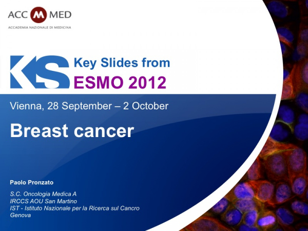 ESMO 2012 - Breast cancer
