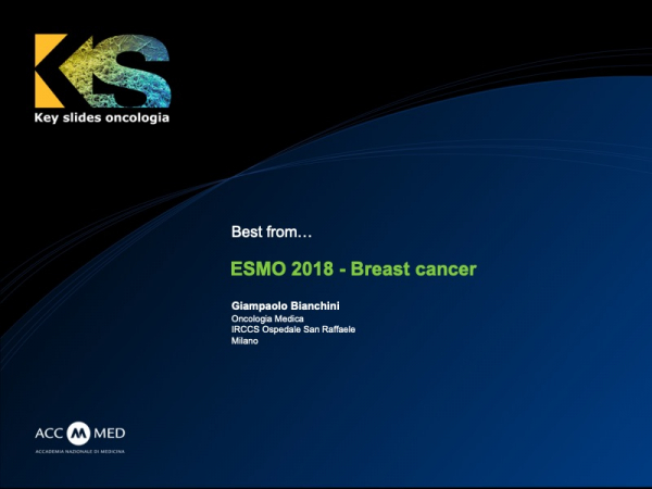 ESMO 2018 – Breast cancer