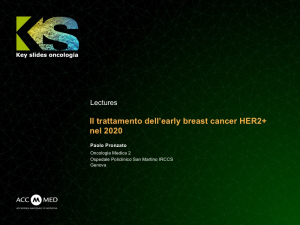 Il trattamento dell’early breast cancer HER2+ nel 2020